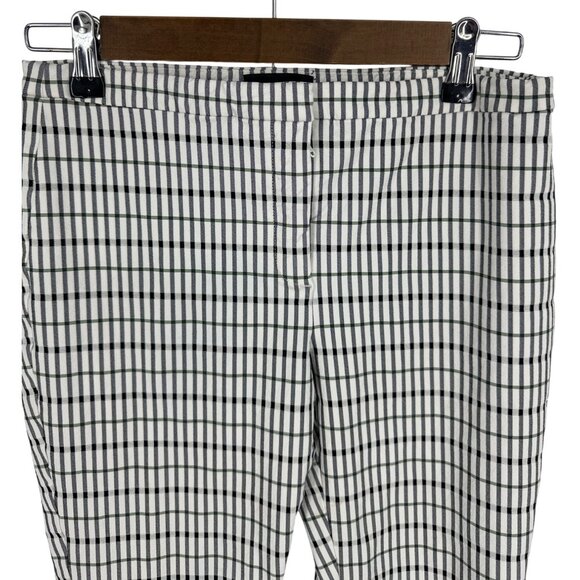 Theory Women's Capri Minimalist Novelty Print Stretchy Dress Pixie Slacks Size 4 - Picture 2 of 10